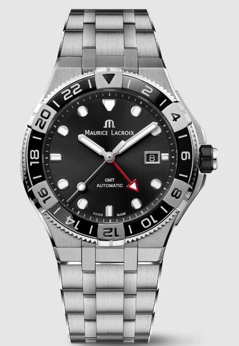 Maurice Lacroix AIKON AUTOMATIC VENTURER GMT AI6158-SS002-330-1 Replica Watch